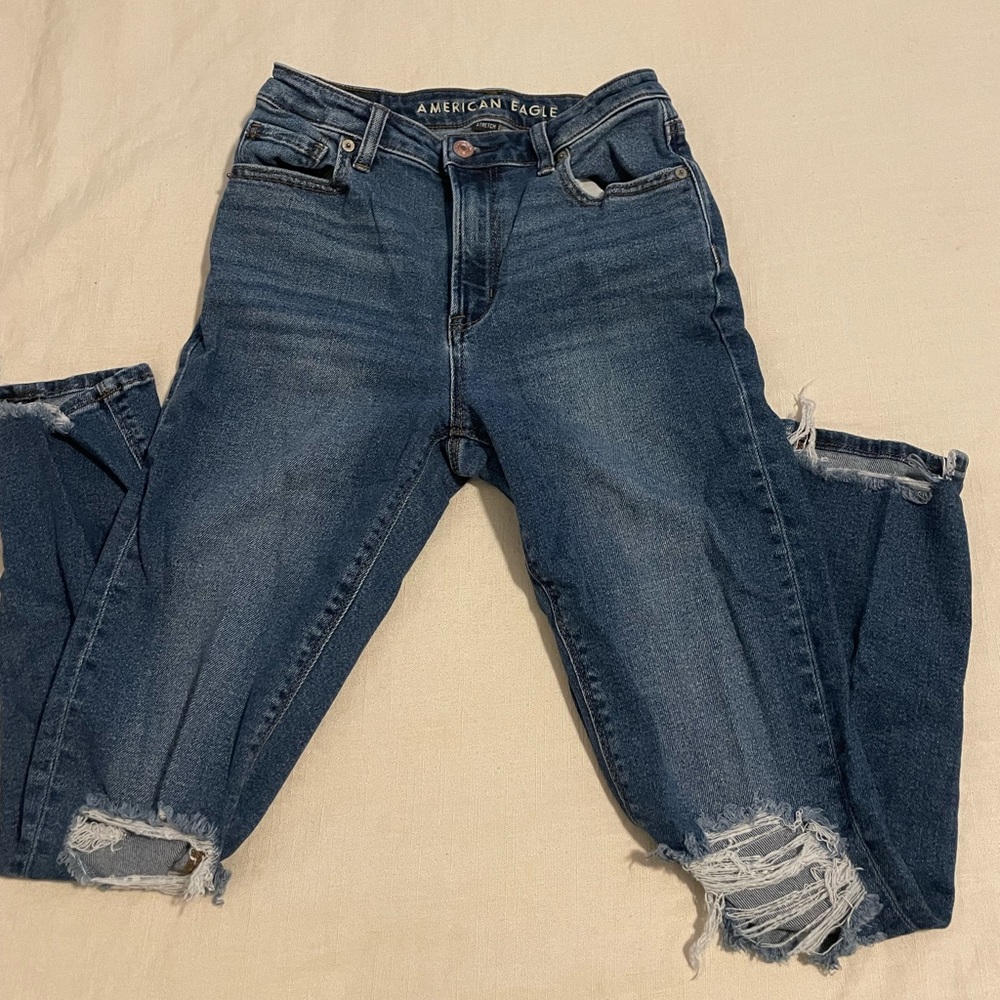 American Eagle Stretch high waisted Mom Jeans Size 00